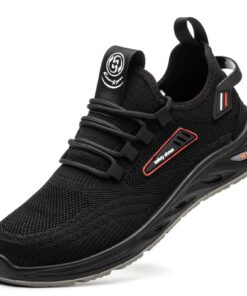 Hitmars Chaussures de Sécurité pour Hommes Légères Chaussures de Travail Respirantes avec Embout D'Acier pour Femmes Pro