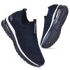 Littleplum Femme Basket Mode Respirantes Slip on pour Sneakers Femmes Sports en Salle Élevées TechComfort