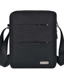 UBAYEE Sac à Main Homme en Tissu Oxford avec Protection contre la Volonté RFID (Compatible avec iPad 11 Pouces, 27 cm (N