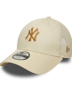 New Era Homefield New York Yankees 9FORTY Casquette Beige Pour Les Jeunes Taille Unique