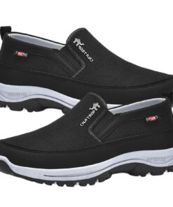 FOCCAR Chaussures orthopédiques respirantes pour homme – Aide à la voûte plantaire, baskets de sport en plein air, chaus