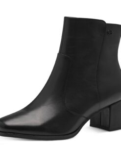 Tamaris Comfort bottines femme talon haut cuir bloc pour pieds fatigués en voyage