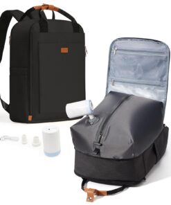 Sac à Dos Voyage Cabine Ryanair Wizz air Easyjet, Sac à Dos Sous Vide avec Pompe Bagage Cabine 40x20x25, Sac à Dos Ordin