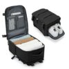 Sac à dos sous vide BJLFS 40x20x25 cm pour Bagage Cabine Ryanair -Compression Vacuette avec Pompe Manuelle - Sac Voyage