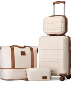Kono Set de Voyage Éco-responsable Rigide BagagesCabine avec Tracas Maquillage pour Sport Global Recycled Standard