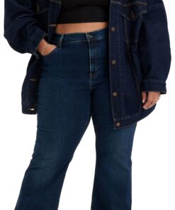Levi's Plus Size 726 High Rise Flare Jeans Femme en Coton Élégant pour Femmes en Taille Élargie À la Mode