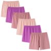 Boxer Shorty Femme en Coton Grande Taille Seniors Multi Colored
