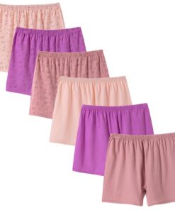 Boxer Shorty Femme en Coton Grande Taille Seniors Multi Colored
