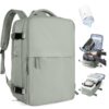 Sac à Dos Voyage Ryanair Wizz air Easyjet avec Pompe et Compartiment Chaussures Bagage Cabine 40x25 Woman Man Sous Vide