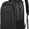Sac à dos MATEIN portable pour homme - Noir | Imperméable, antivol, port USB | Idéal pour college et affaires