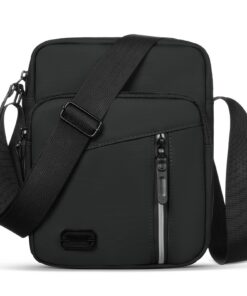 Aucuu Sac à Bandoulière Étanche Homme, Sac Porté Epaule Grande Capacité pour Homme Business, Sac Imperméable Multifoncti