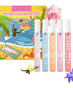 Parfum de cheveux et corps fraîchement fruité durable femme - vaporisateur mini voyage - 5 parfums (40.59.6|68.71)