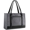 EMPSIGN Sac Cabas Femme 15,6 Pouces Ordinateur Portable Nylon Grandstockage Travail Voyage Femmes Tote Bag