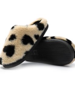 Chaussons JOMIX Femme Fourrure Confortables et Chaudes Pour L'Hiver à la MaisonḤaut de Page