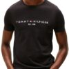 T-Shirt Manches Courtes Homme Tommy Hilfiger Logo Ras-du-Cou Core