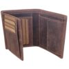 Frédéric Johns Portefeuille Homme en Cuir Véritable – Protection RFID – Style Vintage – Portable et Élégant – Compatible