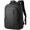 HK Sac à Dos Ordinateur Portable 17 Pouces Homme Noir | Imperméable Antivol | USB Charging Port | Fonctionnel | Voyage |
