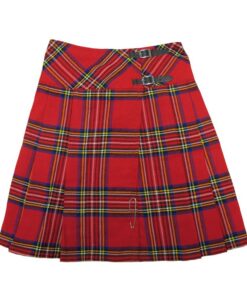 Jupe de Kilt Femme Motif Tartan Écossais Noir | Tartanista, 38 cm Royaal Stewart