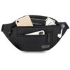 Sac Banane MAXTOP pour Femme et Homme - Prise Casque - 4 Poches Zippées - Ceinture Réglable - Cyclisme, Course, Jogging,