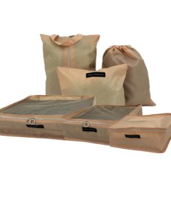 CELIMS Organisateurs de Voyage Lot de 6 Pièces | Organisateur de Valise Rose | Cubes de Rangement Légers et Résistants