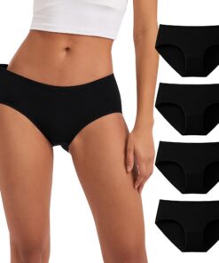 Culottes femme coton confort underpants doux lot de 4 taille basse hipster OEKO-TEX STANDARD 100