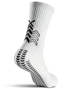 SOXPro Classic Chaussettes Antidérapantes Football Flèches GRIP en Silicone pour Athlètes - Antiblasures - Respirantes -