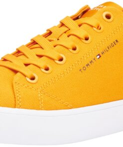 Tommy Hilfiger baskets vulcanisées homme en cuir pour sport et ville-fashionable et confortables-40 EU
