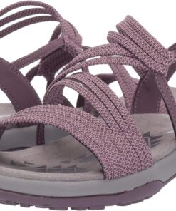 Skechers Reggae Slim Skech Appeal Bout ouvert Sandales Femme Modelées pour le Printemps-Eté 2023 Clips Faciles et Élasti