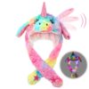 Chapeau de licorne LED Hifot pour fille, illumination et oreilles mobiles, cadeau d'anniv. & Noël Halloween