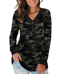 T-shirt décontracté d'été AUSELILY sans manches à col en V pour femmes