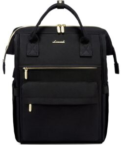 Sac à Dos LOVEVOOK Femme, Imperméable 15,6 Pouces Ordinateur Portable Élégant Antivol USB Port Collège Travail Loisirs