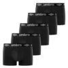 Umbro Caleçon Boxeur Lot de 5 pour Homme | Comfort et Style | Sportifs et Confortables | Polyester Pure | Lot de 5 Paire