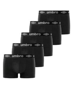 Umbro Caleçon Boxeur Lot de 5 pour Homme | Comfort et Style | Sportifs et Confortables | Polyester Pure | Lot de 5 Paire