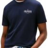 Tommy Hilfiger T-shirt Homme Été Polyester Classique Tenu de Virginie