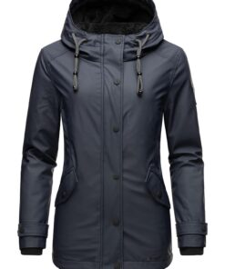 Manteau Navahoo Lindraa Imperméable Femmes Veste Pluie Court Doublé Capuche
