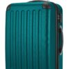 Valise Hauptstadtkoffer Spree - Rigide et Extensible, TSA, Léger, 65 cm, 74 L, Vert Aquamcea