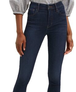 Levi's 720 High Rise Super Skinny Jeans Femme Skinny et confortables, idéales pour le travail et les weekends, en jean é
