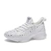 Baskets tendance respirantes à paillettes Lucky Step pour femme en saison printemps-été 2023 avec technologie de ventila