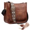 RAVUO Sac à Main Femme Cuir Mode Sac Bandoulière 2 Bretelles Réglables pour Voyage Shopping