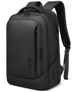 HEROIC KNIGHT Sac à dos ordinateur portable Double Port USB Homme Imperméable Light Antivol pour Travail Voyage Multifon