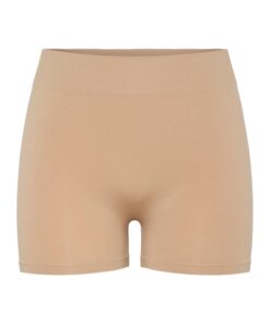 PIECES Pclondon Mini Shorts Boxer Femme Évasésrowadissements, Polyester, Été