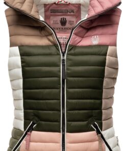 Navahoo B880 gilet matelassé femme hiver chaud Vogue