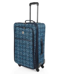 ITACA Valise Souple Grande Taille Bleu Marine Valise Soute Avion Cadenas à Combinaison Ultra Légère