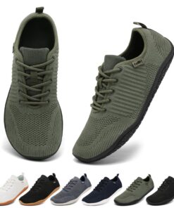 Geweo Chaussures de Running Minimalistes pour Femme et Homme - Embout Large - Respirantes - Taille 37-47 - Éco-Conçues À