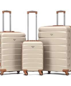 Valise Flight Knight ABS pour Voyageurs en Avion - Lightweight 3 Tailles - Compatible Air France, Hop!, easyJet, Ryanair
