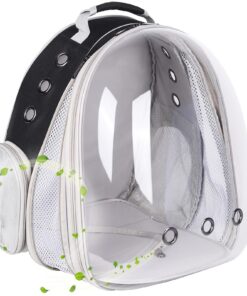 Interfashioner® Sac à Dos pour Chats + Capacité de 9 kg + Fenêtre Transparente pour Transporter des Chats de Petite à Gr