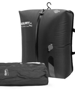 EULANT Sac Compression Sous Vide Réutilisable IP67 Imperméable pour Voyageurs, TPU Cubes D’emballage Étanches pour Valis