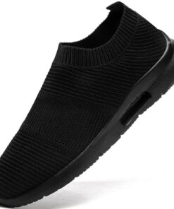 JUEQIBAA Hommes Chaussures De Course Respirantes Légères Outdoor Fitness Gym ShoesISMATCHUEQIBAA Hommes Chaussures Slip