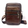 Sac à Dos Charmoni Homme - Portable et Compatibel Multi-Utiles - Pour Promenade et Voyage - Cuir Vachette - Bandoulière