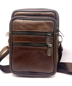 Sac à Dos Charmoni Homme - Portable et Compatibel Multi-Utiles - Pour Promenade et Voyage - Cuir Vachette - Bandoulière